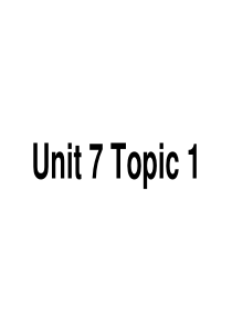 仁爱英语七年级下册Unit-7-Topic-1重要知识点及练习