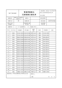 3543-G401管道焊接接头无损检测日委托单10(精)