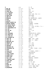 7300多个法语TEF词汇