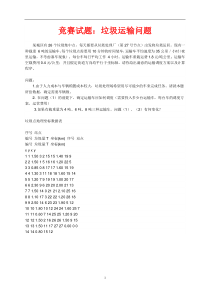 2008年校“希望杯”数学建模竞赛赛试题及参考答案