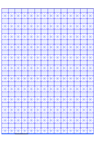 空米字格模板带拼音