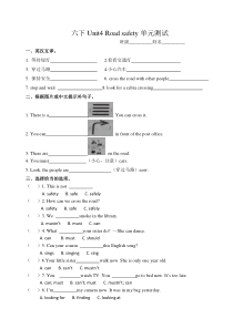 译林英语6B unit4综合测试卷 (7)