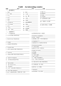 译林英语6B unit6单元总默写 (1)