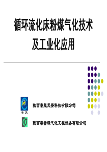 循环流化床粉煤气化技术及工业化应用