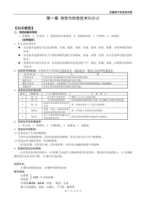 《信息技术基础》知识点汇总