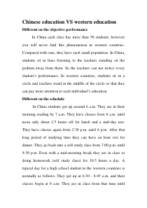 Chinese-education-VS-western-education