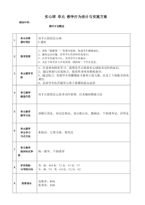 实心球单元教案计划