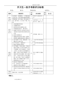 24项基础护理.操作评分标准