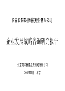 ××公司企业发展战略咨询研究报告