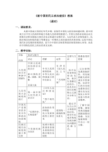 新中国的民主政治建设教案2-人教课标版(优秀教案)