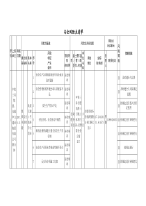 安全风险点清单修改(天鹅湖)