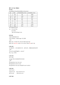 新概念第一册L97-120-语法重点