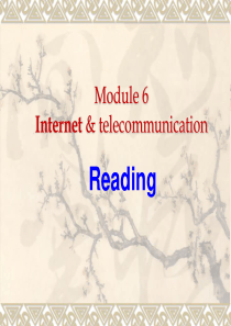 外研社必修一module6 Reading&language points(外研版必修1)