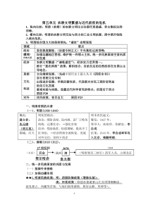 2016八年级下人教版历史与社会期末复习提纲(总复习)