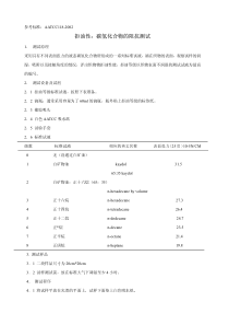 AATCC118-2002拒油性：碳氢化合物的阻抗测试