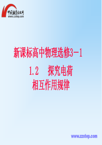 2012高中物理 11.2《探究电荷相互作用规律》课件 沪科版选修3-1