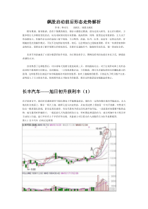 飙股启动前后形态走势解析