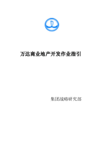 万达商业地产项目发展开发规划战略作业指引方案_304页