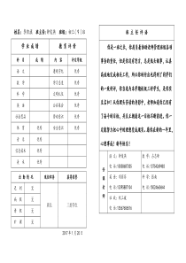 三9班素质发展报告单(正式)(1)