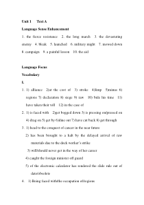 全新版大学英语综合教程4课后答案完全整理版