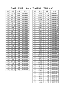 一小学生名单1