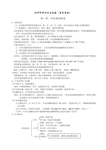 初中科学知识点总结(最完整的知识点大全)