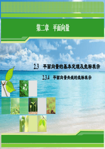 【优化指导】高中数学人教A版必修4课件：2.3.4平面向量共线的坐标表示-[-高考]