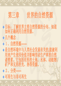 自然资源及人口ppt课件