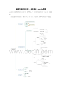 曲根托福10000词&单词笔记整理