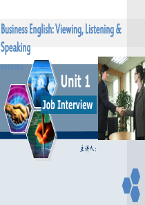 Unit-1-Job-Interview