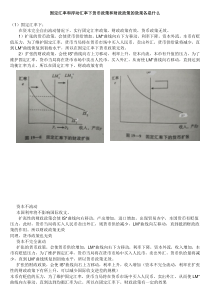 固定与浮动汇率下货币和财政政策效果