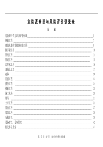 房地产全公司-危险源辨识与风险评价登录表