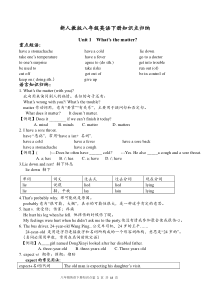 新人教版八年级英语下册知识点归纳