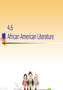 美国黑人文学-African-American-Literature