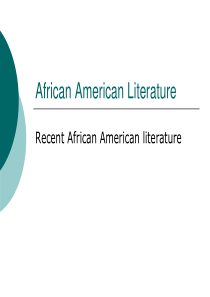 African-American-Literature-II