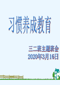 疫情防控期间学生学习习惯养成教育主题班会.PPT(2).ppt