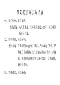 危险点警示语