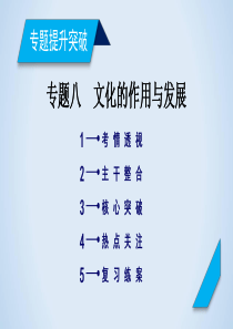 专题8文化的作用与发展（PPT54页)