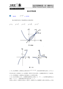 基本初等函数与图像大全