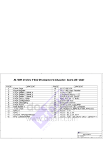 DE1-SoC开发板原理图