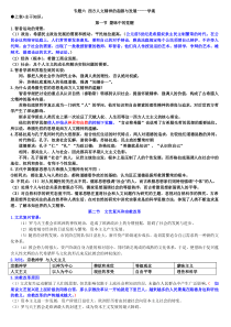 专题六 西方人文精神的起源与发展-----学案