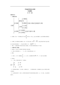 中考数学知识点总结(完整版)