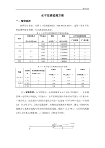 水平位移监测方案