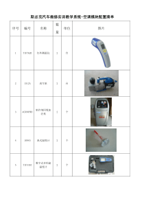 spx空调清单