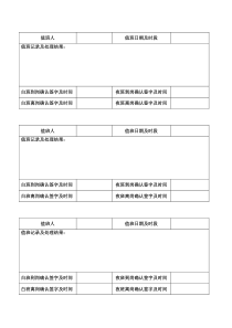 日常值班记录表-模板