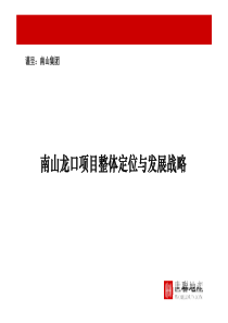 世联_山东烟台南山龙口项目整体定位与发展战略_72页