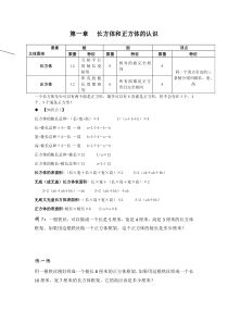 长方体和正方体-一对一-专用