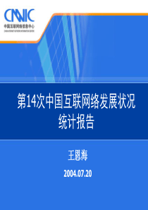 中国互联网络发展状况统计报告