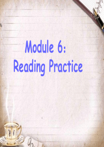 外研版-选修八-Module6-reading-practice--poems-on-the-und