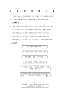 加盟商管理制度